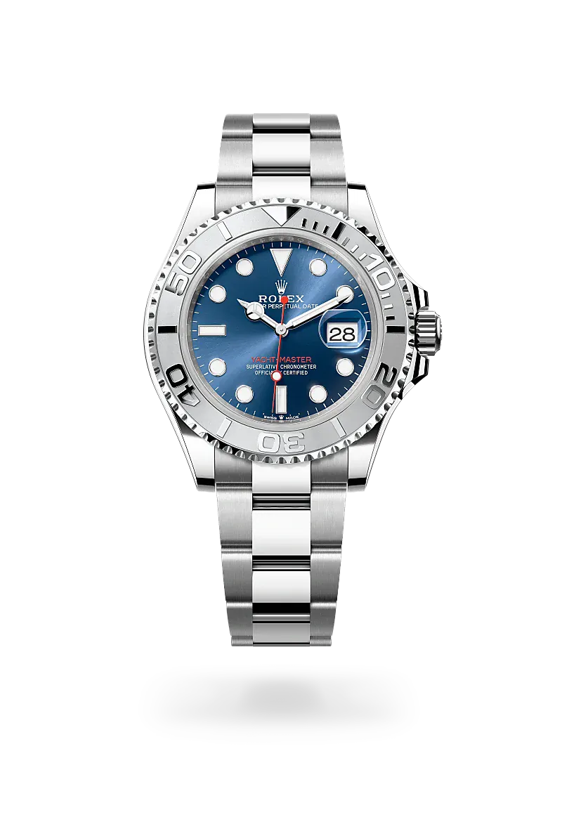 Front facing Rolex Yacht-Master watch