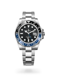 Front facing Rolex GMT-Master II watch