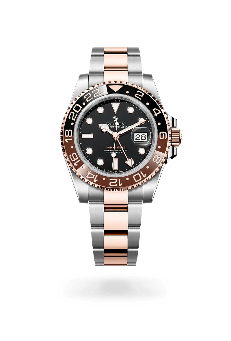 Front facing Rolex GMT-Master II watch
