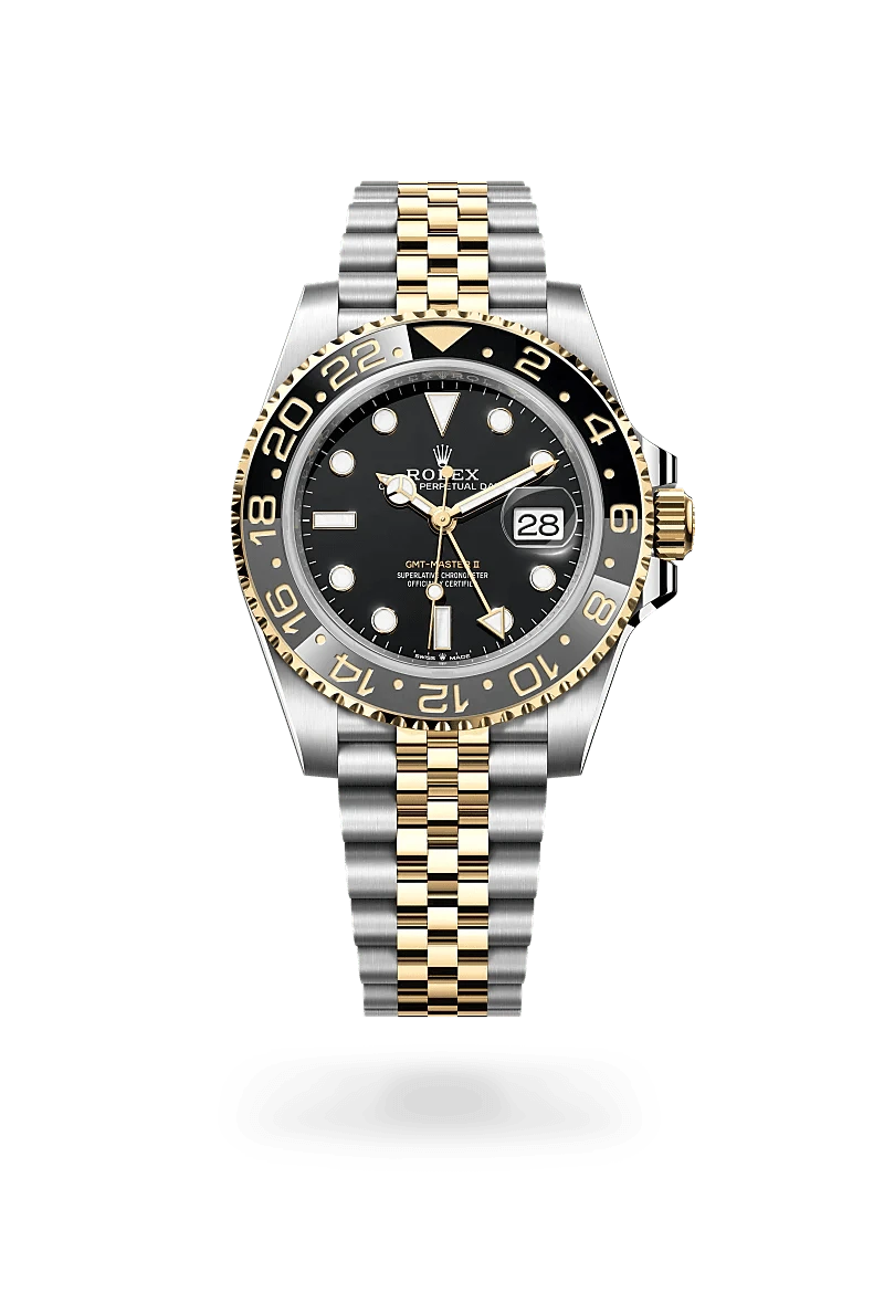 Front facing Rolex GMT-Master II watch
