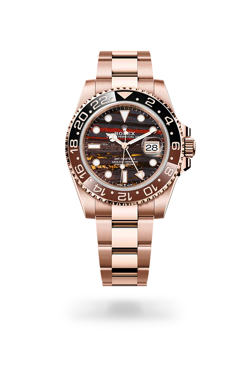  GMT-Master II with Oyster, 40 mm, Everose gold