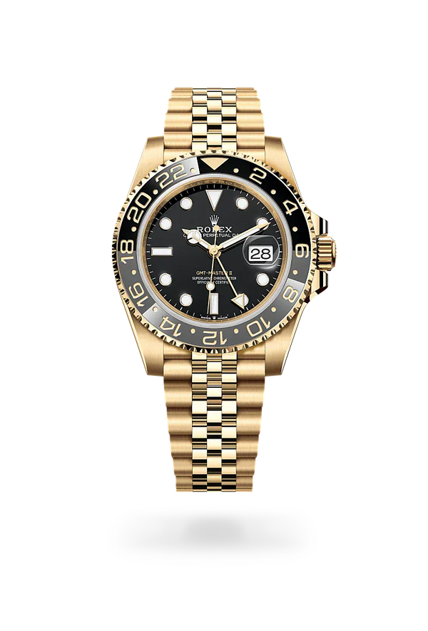  GMT-Master II with Oyster, 40 mm, yellow gold