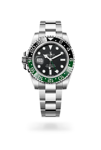 Front facing Rolex GMT-Master II watch