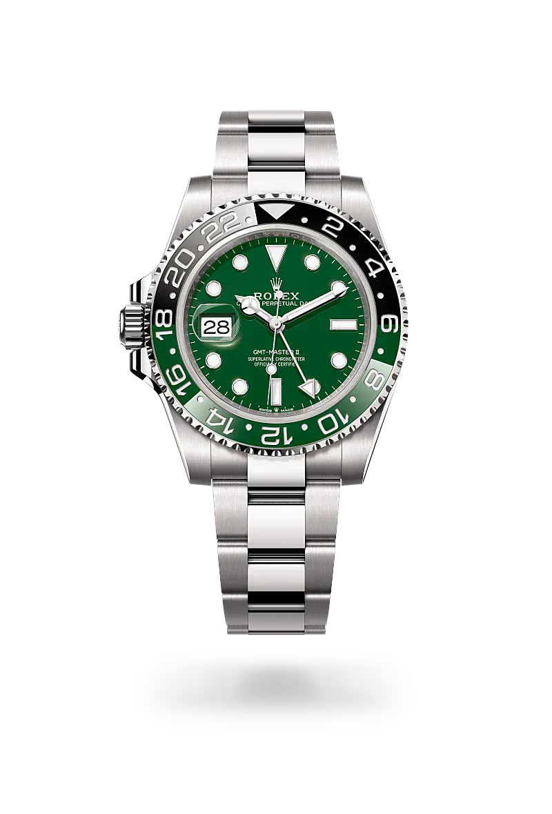  GMT-Master II with Oyster, 40 mm, white gold