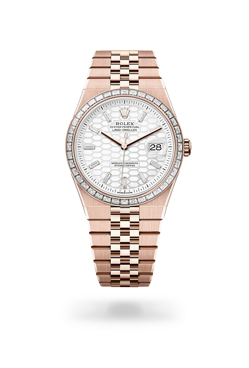 Front facing Rolex Land-Dweller watch