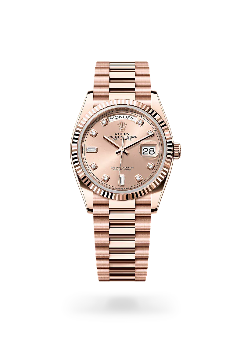  Day-Date 36 with Oyster, 36 mm, Everose gold