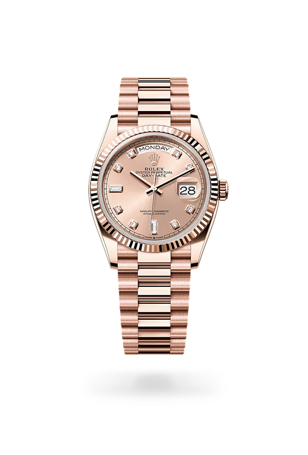 Day-Date 36 with Oyster, 36 mm, Everose gold
