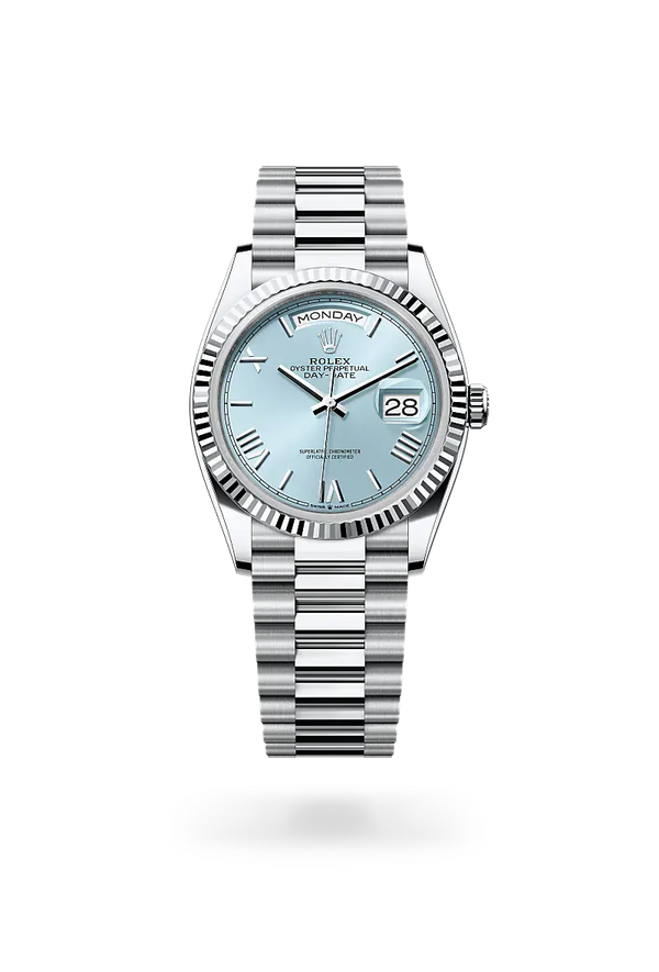 Day-Date 36 with Oyster, 36 mm, platinum