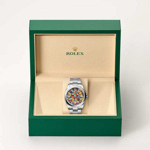 Rolex Oyster Perpetual watch in box