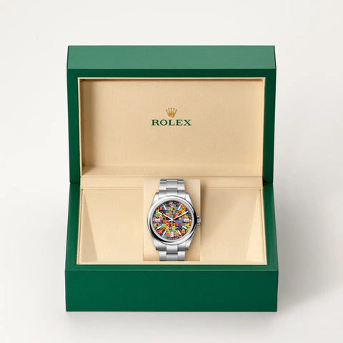 Rolex Oyster Perpetual watch in box
