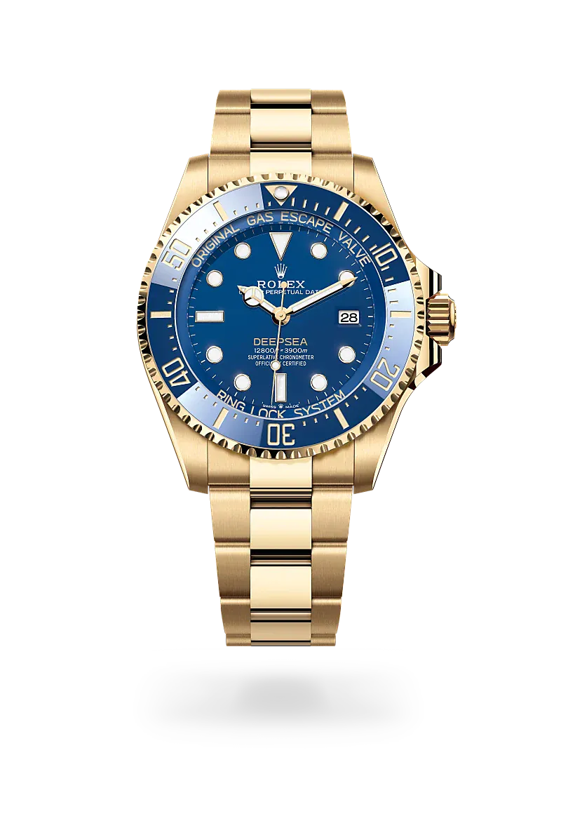 Front facing Rolex Deepsea watch