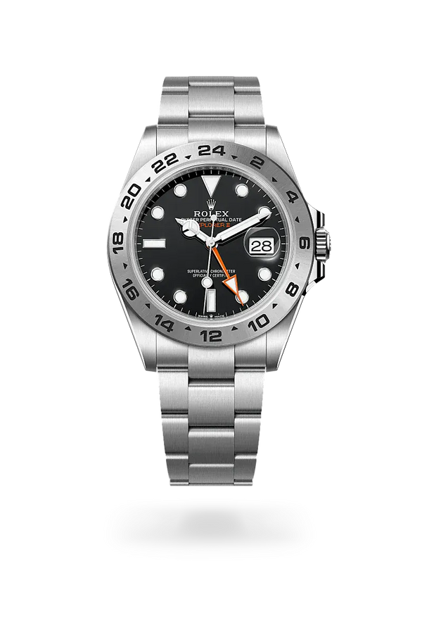  Explorer II with Oyster, 42 mm, Oystersteel