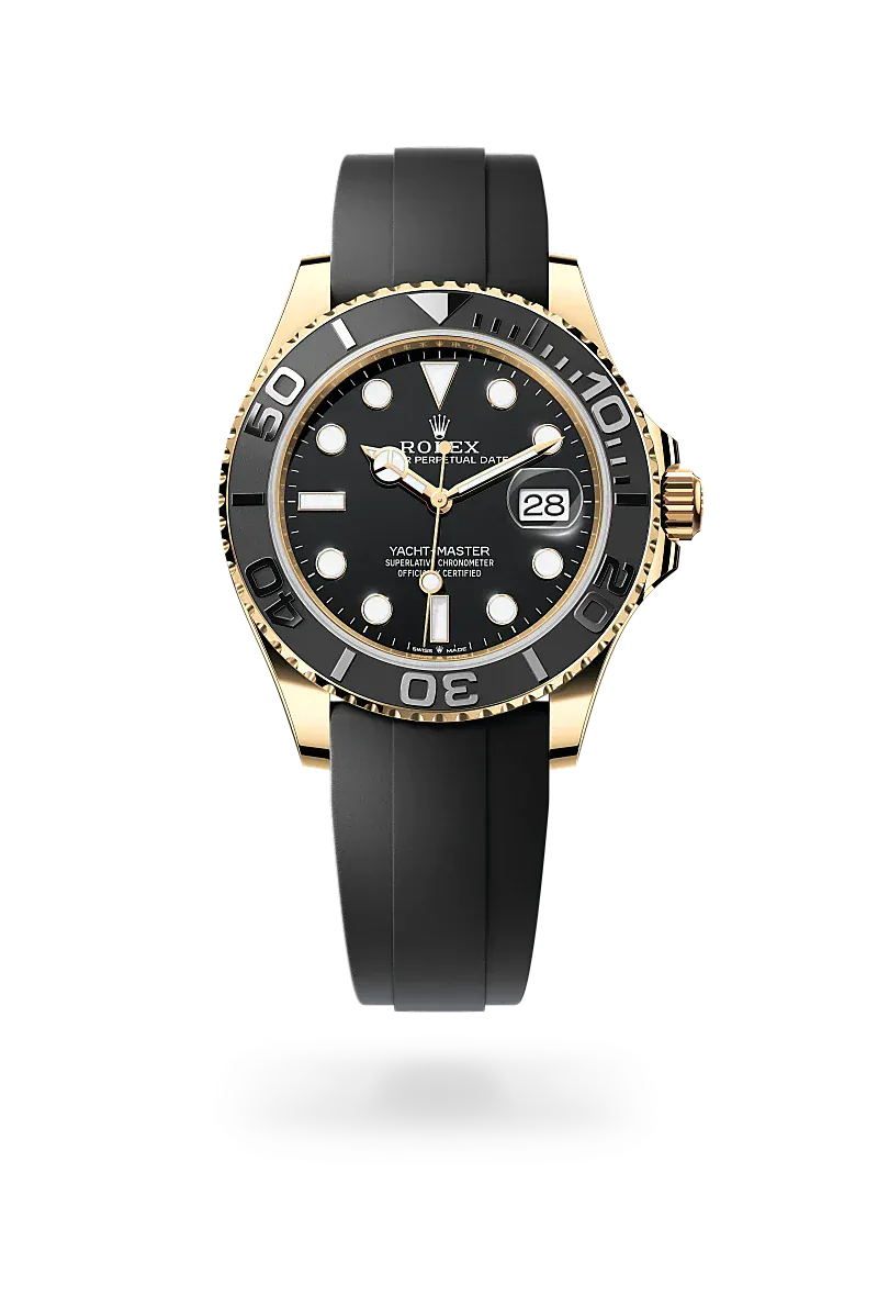 Front facing Rolex Yacht-Master watch