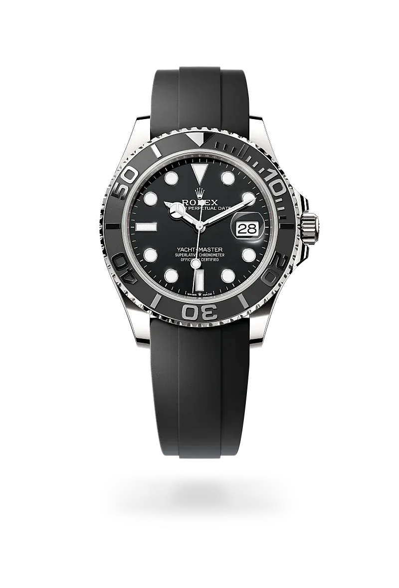  Yacht-Master 42 with Oyster, 42 mm, white gold