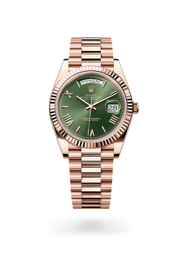  Day-Date 40 with Oyster, 40 mm, Everose gold