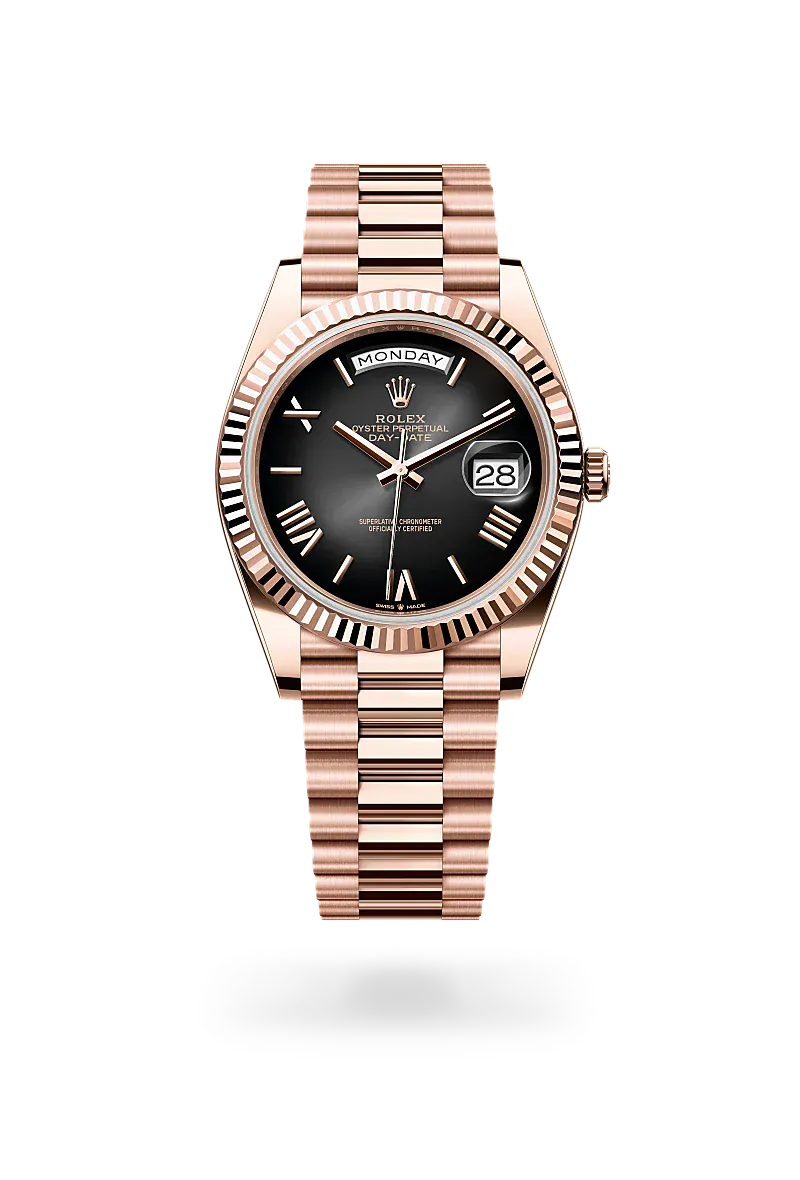  Day-Date 40 with Oyster, 40 mm, Everose gold