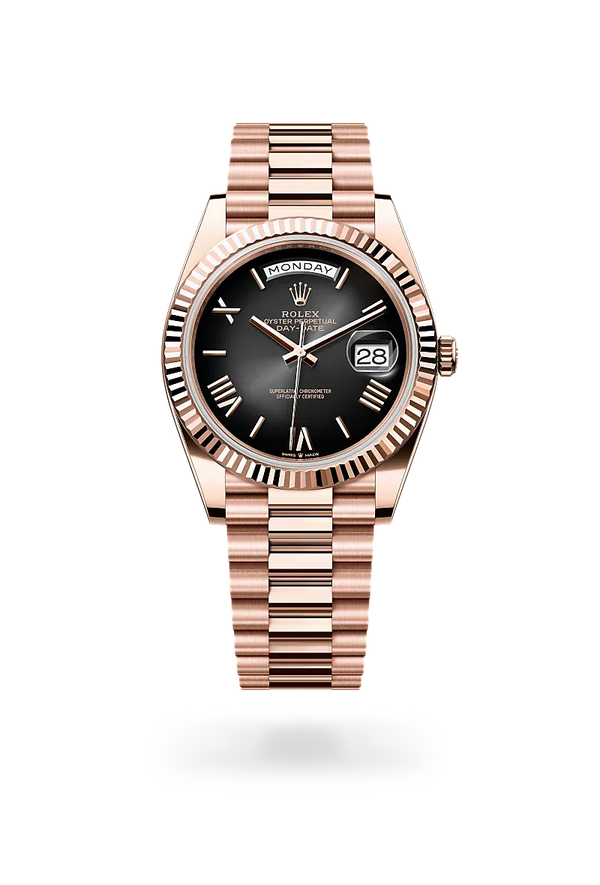  Day-Date 40 with Oyster, 40 mm, Everose gold