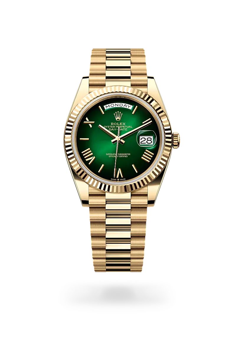  Day-Date 40 with Oyster, 40 mm, yellow gold