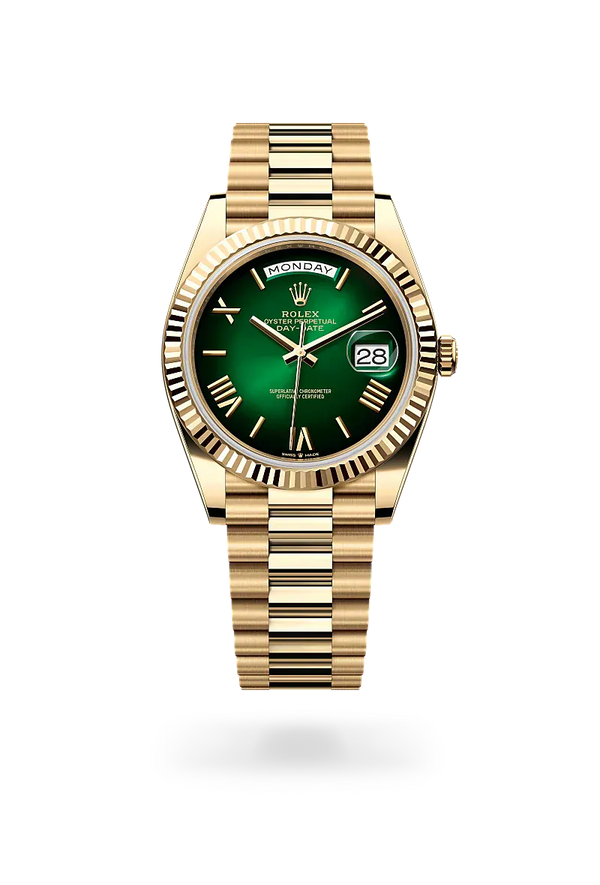  Day-Date 40 with Oyster, 40 mm, yellow gold