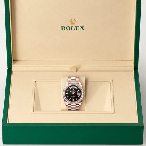 Rolex Day-Date watch in box