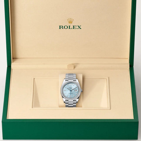 Rolex Day-Date watch in box