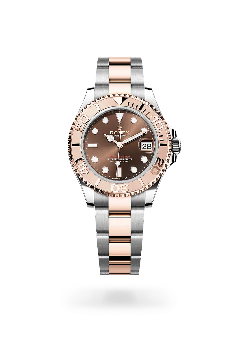 Front facing Rolex Yacht-Master watch