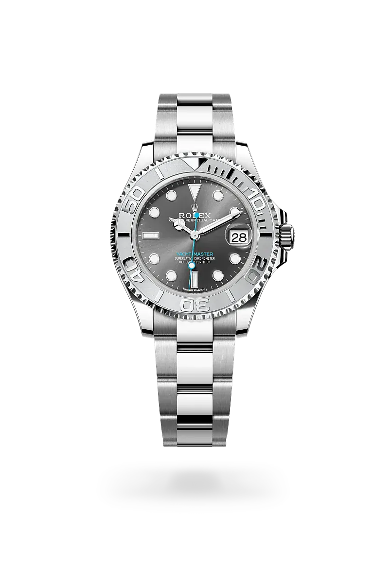 Front facing Rolex Yacht-Master watch