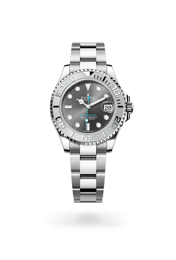  Yacht-Master 37 with Oyster, 37 mm, Oystersteel and platinum