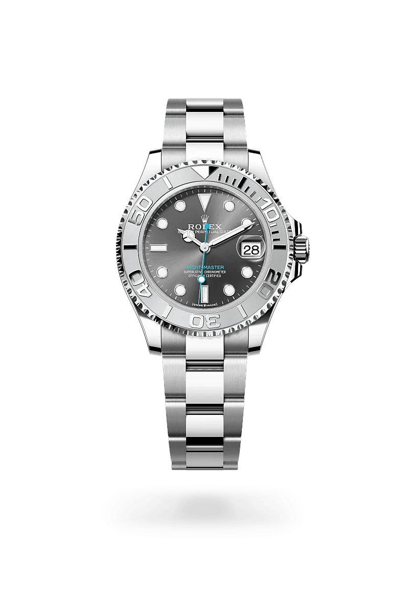 Front facing Rolex Yacht-Master 37 watch