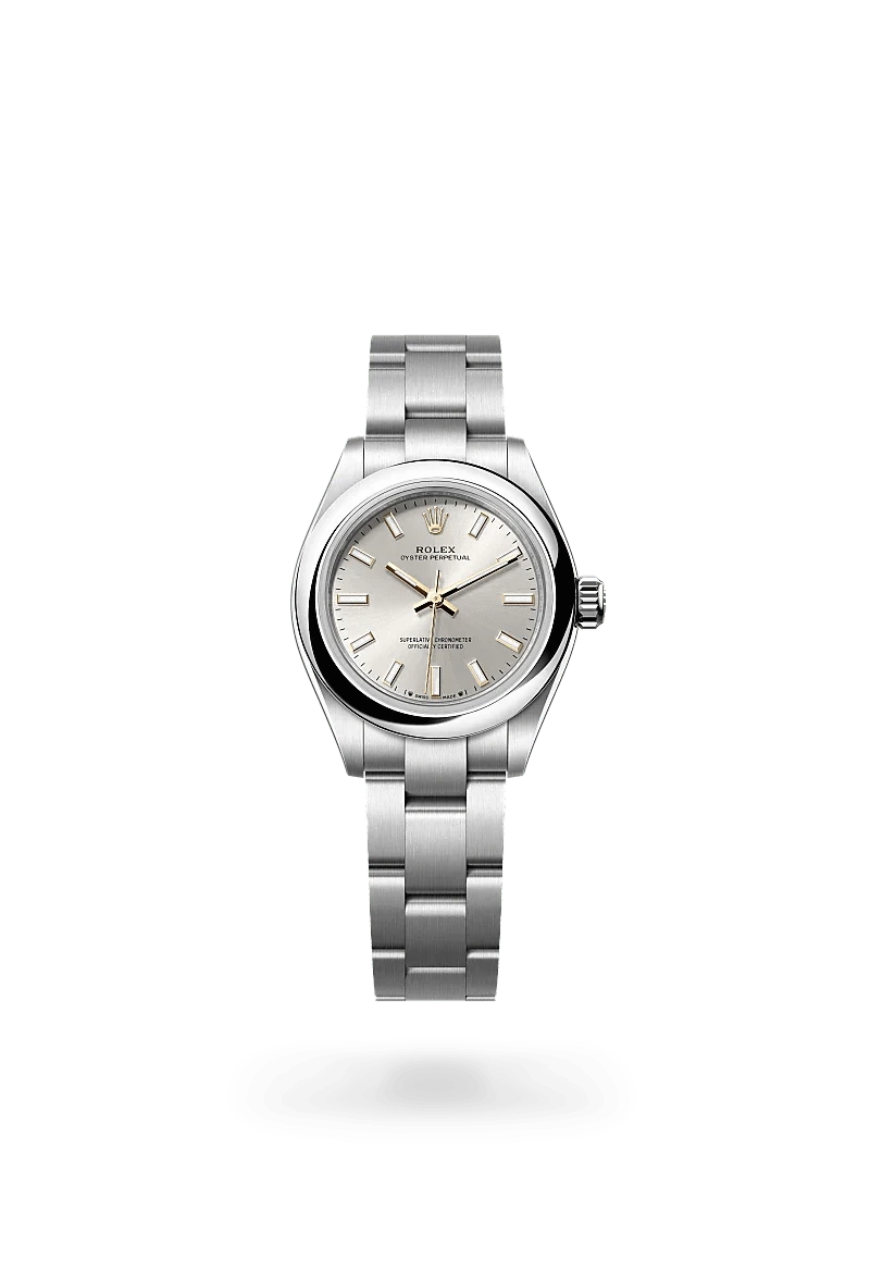 Front facing Rolex Oyster Perpetual 28 watch