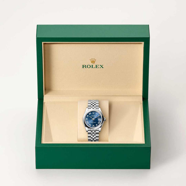 Rolex Datejust watch in box