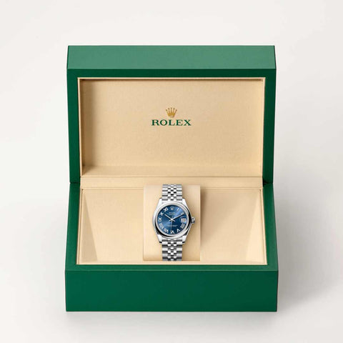 Rolex Datejust watch in box