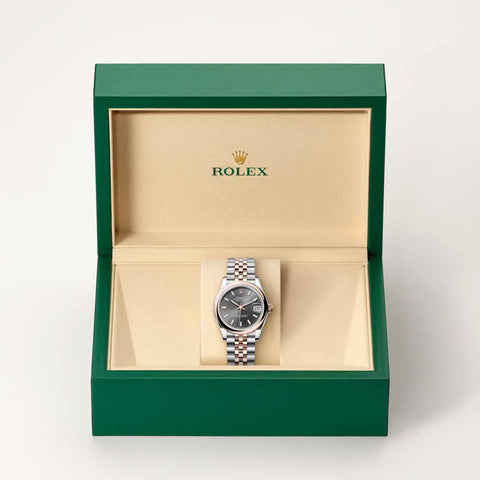 Rolex Datejust watch in box