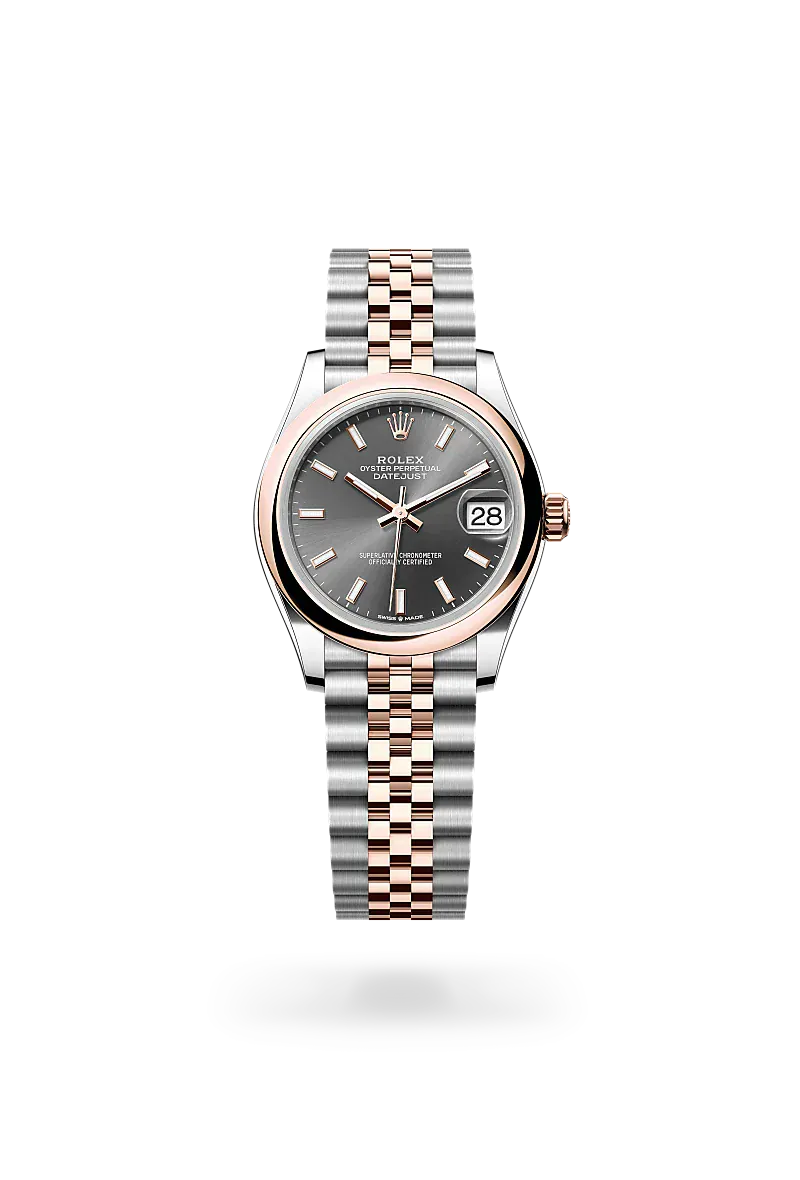  Datejust 31 with Oyster, 31 mm, Oystersteel and Everose gold