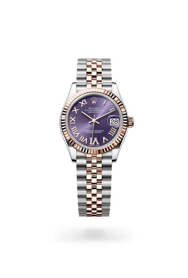  Datejust 31 with Oyster, 31 mm, Oystersteel and Everose gold