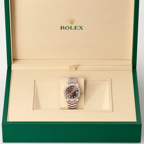 Rolex Datejust watch in box