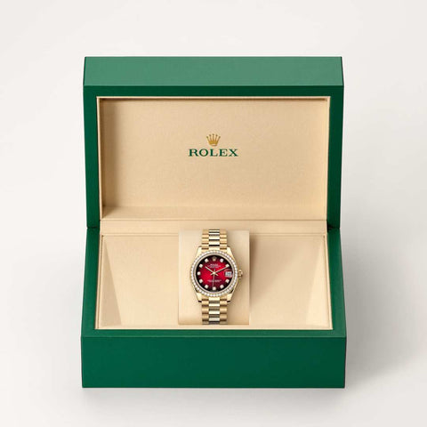 Rolex Datejust watch in box