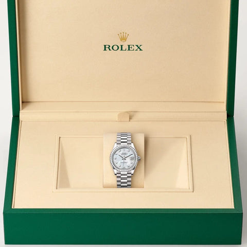 Rolex Datejust watch in box