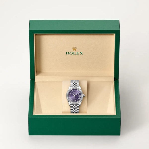 Rolex Datejust watch in box