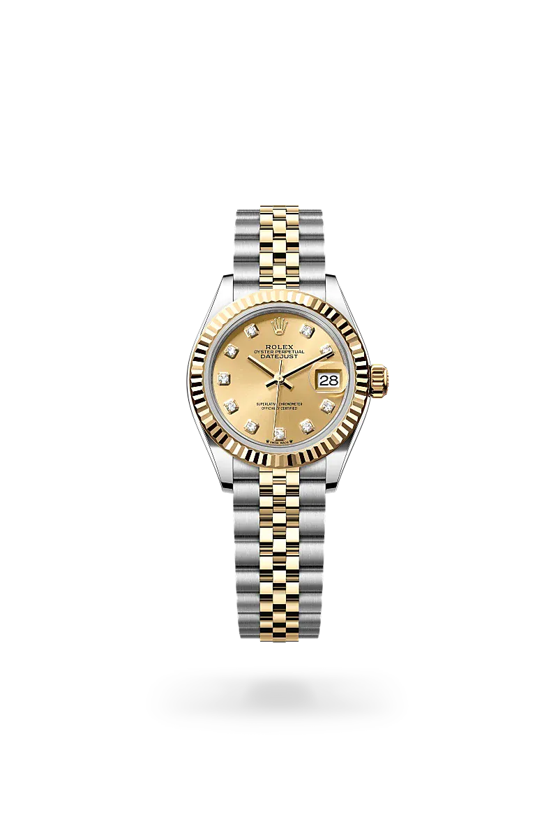 Front facing Rolex Lady-Datejust watch