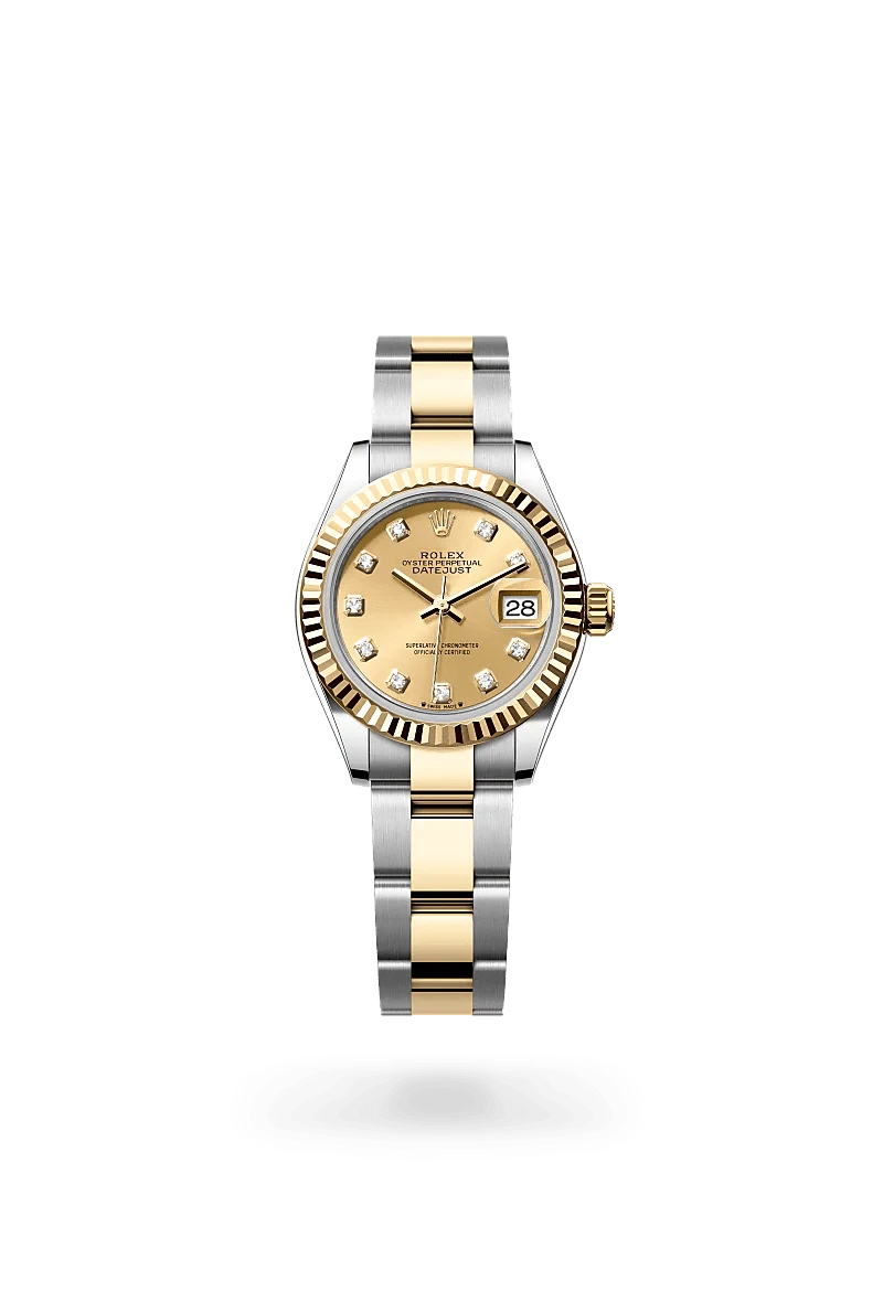 Front facing Rolex Lady-Datejust watch
