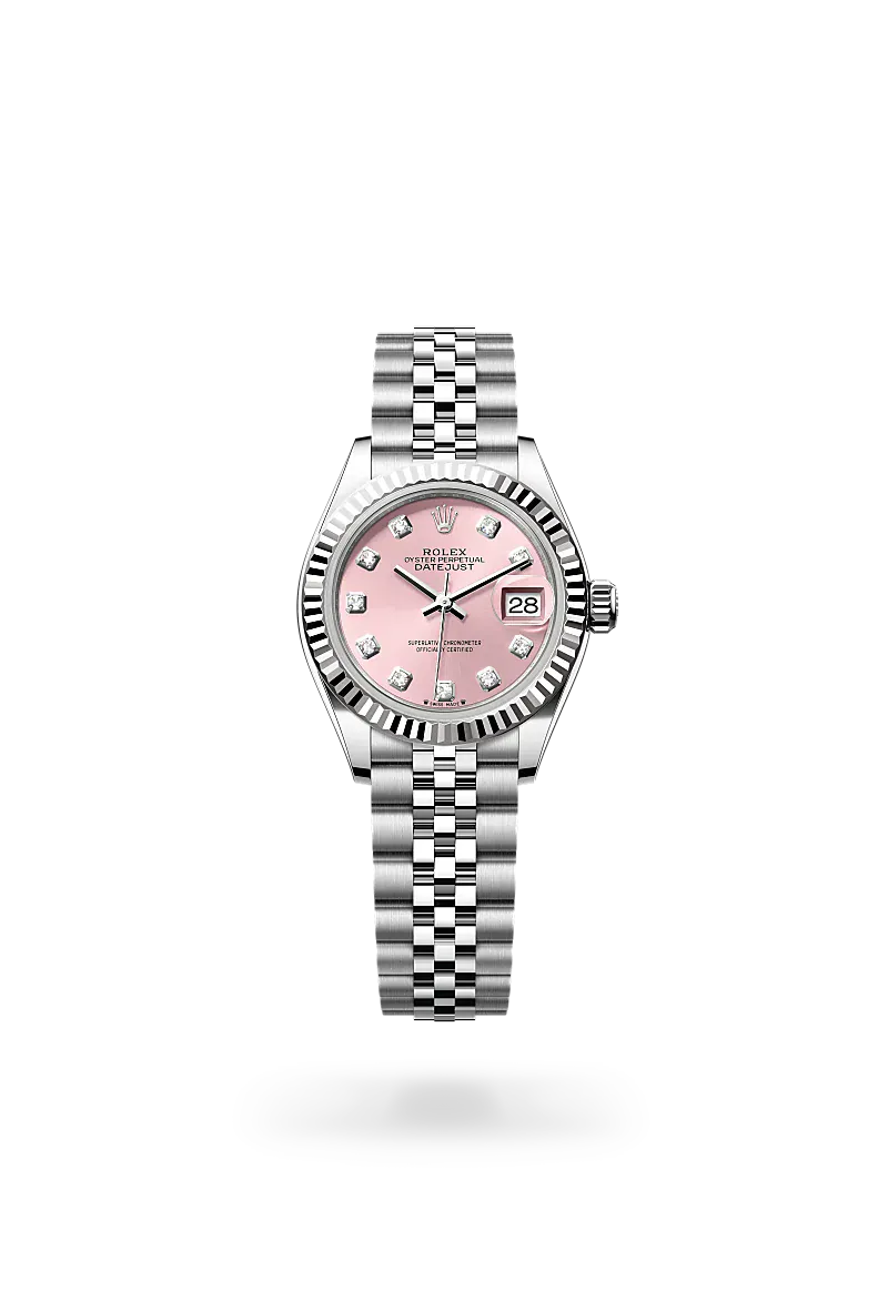 Front facing Rolex Lady-Datejust watch