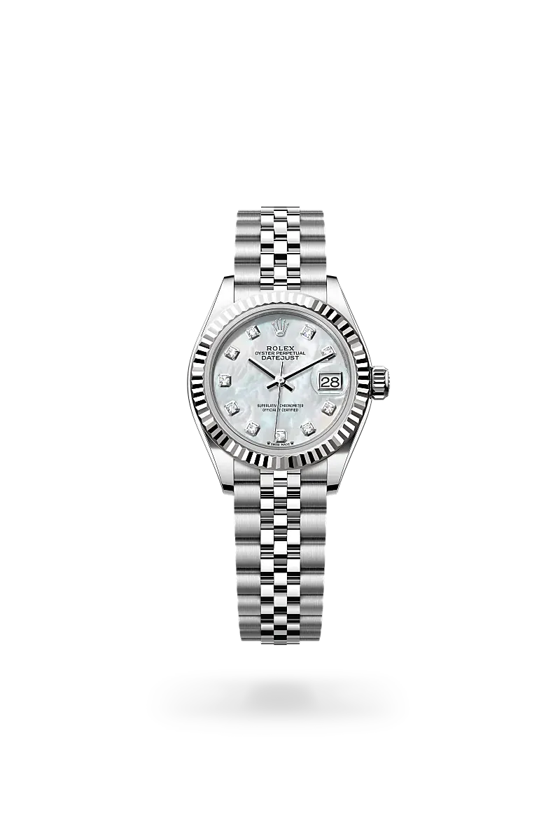 Front facing Rolex Lady-Datejust watch