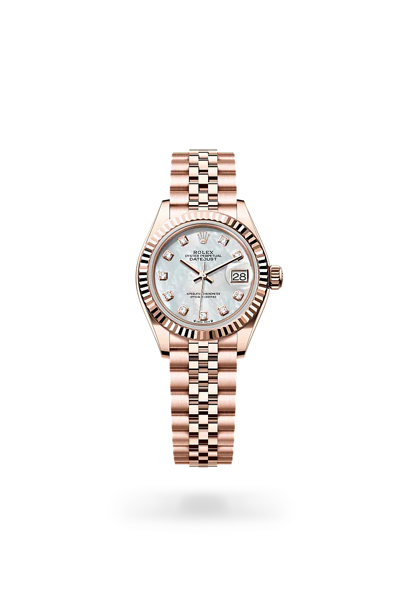 Front facing Rolex Lady-Datejust watch