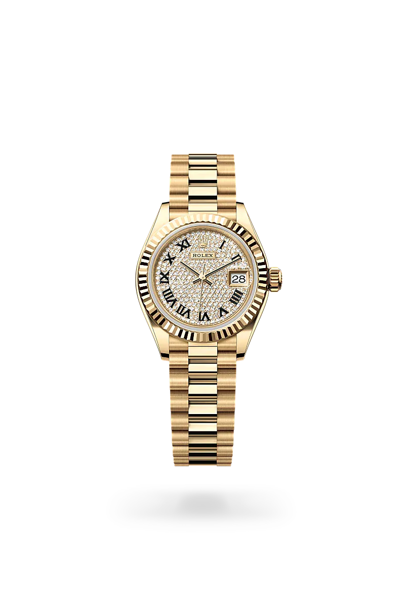 Front facing Rolex Lady-Datejust watch