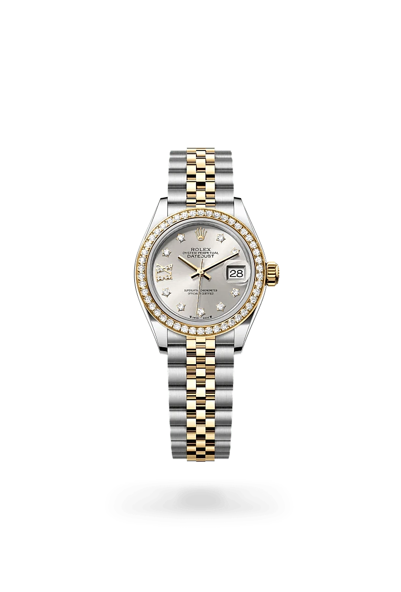 Front facing Rolex Lady-Datejust watch
