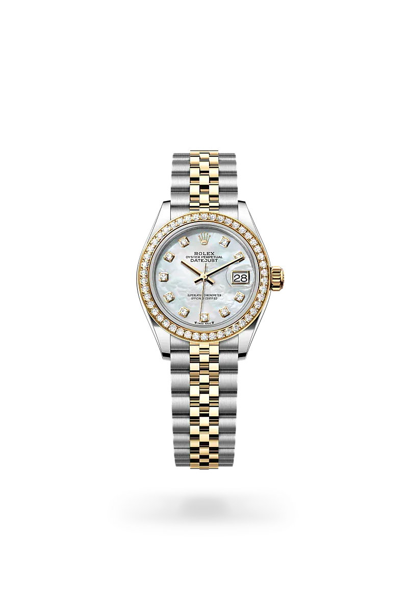 Front facing Rolex Lady-Datejust watch