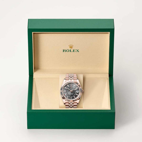Rolex Sky-Dweller watch in box