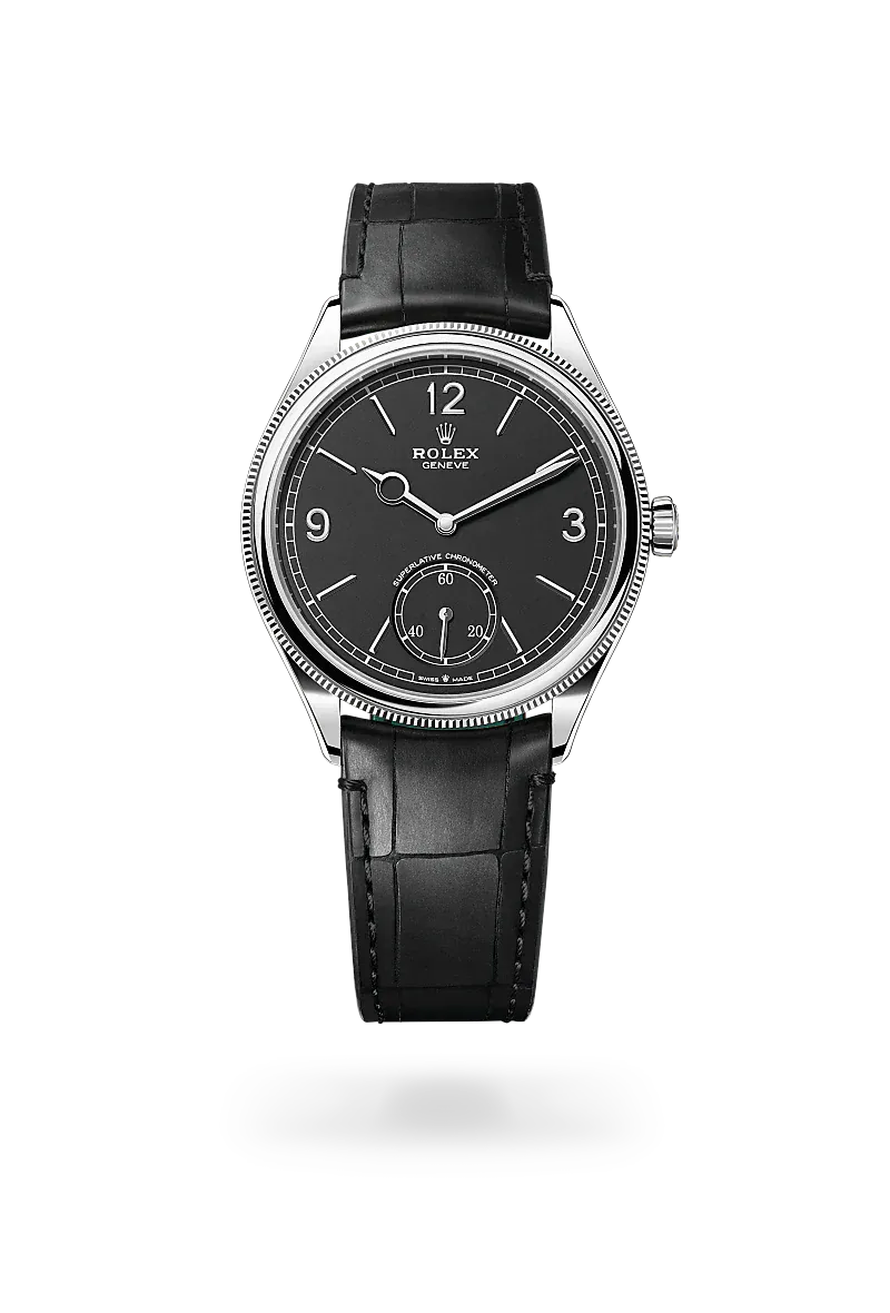  1908 with 39 mm, 18 kt white gold, polished finish
