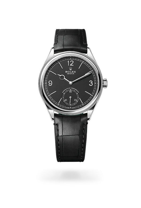 1908 with 39 mm, 18 kt white gold, polished finish